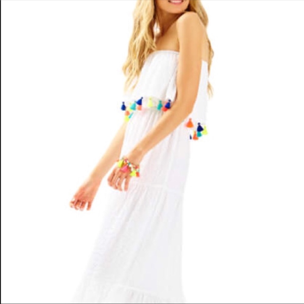 Lilly Pulitzer Caridee maxi dress.